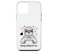 Slowly Falling for You Sloth Valentine Case for iPhone 12 mini