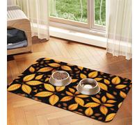 Slowly falling leaves Pet Absorbent Leather Tablecloth 40x60cm with Non-Slip Rubber Base for Cats and Dogs