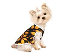 Slowly falling leaves Pet Breathable Sleeveless T-shirt M for Small Dogs and Cats Soft, Lightweight, Stylish