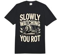 Slowly Watching You Rot Compost Snail Humor Comfort Colors Adult Heavyweight T-Shirt