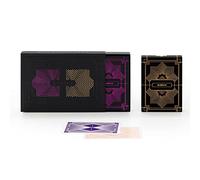 SLOWPLAY 100% Plastic Playing Card Set, 2 Decks (Purple & Gold), Jumbo Index, Poker Format, Superior Flexibility and Durability, Waterproof & Washable, Professional Cards for Texas Hold'em Poker
