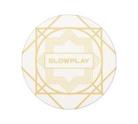 SLOWPLAY Nash Ceramic Poker Chips, 10g&39mm, for Texas Hold'em, 50 pcs | Premium ceramic composite material; smooth matte texture; casino-grade quality; Art-Deco design; stacks & shuffles easily