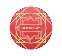 SLOWPLAY Nash Ceramic Poker Chips, 10g&39mm, for Texas Hold'em, 50 pcs | Premium ceramic composite material; smooth matte texture; casino-grade quality; Art-Deco design; stacks & shuffles easily