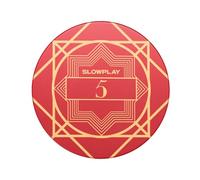 SLOWPLAY Nash Ceramic Poker Chips, 10g&39mm, for Texas Hold'em, 50 pcs | Premium ceramic composite material; smooth matte texture; casino-grade quality; Art-Deco design; stacks & shuffles easily