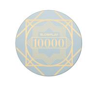 SLOWPLAY Nash Ceramic Poker Chips, 10g&39mm, for Texas Hold'em, 50 pcs | Premium ceramic composite material; smooth matte texture; casino-grade quality; Art-Deco design; stacks & shuffles easily
