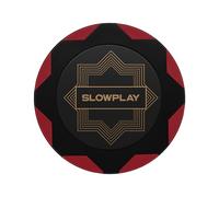 SLOWPLAY Nash Clay Poker Chips, 14 Grams Heavyweight Clay Composite, 40mm Large Chips in Bulk, Pack of 50 in Red Without Denomination