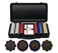 SLOWPLAY Nash Clay Poker Set, 14g&40mm Poker Chips for Texas Hold'em