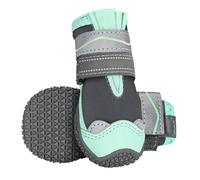 SlowTon Dog Boots for Injured Paws Waterproof, Non-Slip Paw Protector for Rainy Snowy Breathable for Hot Pavement, Puppy Shoes with Adjustable Reflective Strip Dual Washable for Small Medium Large Dog