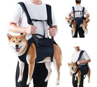 SlowTon Dog Lifting Harness for Large Dog - Full Body Support Carry Sling Bag Breathable Backpack Carrier help em up harness for Elderly Injured Arthritic Disabled Dogs