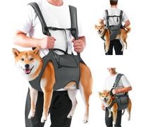 SlowTon Dog Lifting Harness for Large Dog - Full Body Support Carry Sling Bag Breathable Backpack Carrier help em up harness for Elderly Injured Arthritic Disabled Dogs
