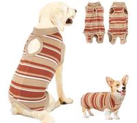 SlowTon Dog Surgery Recovery Suit - Puppy Onesie for Cats after Surgery, Cone E collar Alternative for Female Male Dogs, Surgical Spay Recovery Suit for Abdominal Wound