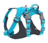 SlowTon No Pull Dog Harness - Lightweight Escape Proof Dog Harness with Padded Lift Handle, Adjustable Full Body Reflective Vest Safety Belts for Small Medium Large Dogs Easy Walking Training Hiking