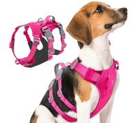 SlowTon No Pull Dog Harness - Lightweight Escape Proof Dog Harness with Padded Lift Handle, Adjustable Full Body Reflective Vest Safety Belts for Small Medium Large Dogs Easy Walking Training Hiking