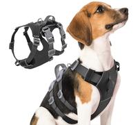 SlowTon No Pull Dog Harness - Lightweight Escape Proof Dog Harness with Padded Lift Handle, Adjustable Full Body Reflective Vest Safety Belts for Small Medium Large Dogs Easy Walking Training Hiking