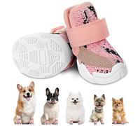 SlowTon Small Boots - 2PCS Breathable Paw Protectors for Summer Hot Pavement With Anti-Slip Soles for Walking Running Hiking