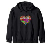 SLP ARTICULATION FLUENCY LANGUAGE PRAGMATICS Zip Hoodie