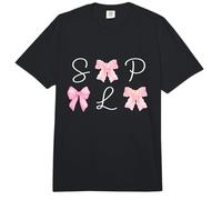 SLP Coquette Bow Speech Therapist Language Pathologist Red Comfort Colors Adult Heavyweight T-Shirt