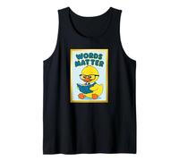 SLP Cruise Duck Words Matter Autism Communication Word Fun Tank Top