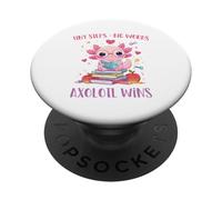 SLP Speech Therapist Language Pathologist Axolotl PopSockets Adhesive PopGrip
