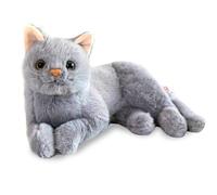 SLPERJE Cat Plush Soft Toys, Cat Stuffed Animal Plush Simulation Cute Realistic Doll, Pillow Soothing Hugging Sleeping, Birthday Gifts Present Party Favors For Boys And Girls, 30cm