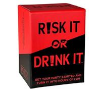 SLPERJE Risk It Game Card Games for Adults,Fun Praty Card Game,18th Birthday Gift & Hen's Party Games with 150 Hilarious Dares & Daring Questions for Adult Game Nights