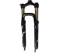SLRMKK Bike Suspension Fork,26inch Bicycle Front Fork MTB Air Suspension Fork Discbrake Shoulder Control 1-1/8" Travel 120mm, Rigid Super Light Alloy XC,Black