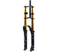 SLRMKK Bike Suspension Fork,MTB Bicycle Fork Hydraulic Suspension Fork Zoom Suspension Fork Magnesium Alloy Easy To Install Strong Structure Bicycle Accessories Black 26/27.5/29 Inch,29inche