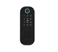 SLRMKK Smart Door Lock - With KeyRemote Control Digital Home Electronic Lock, Outdoor Gate Lock, App Fingerprint Card Code and Key