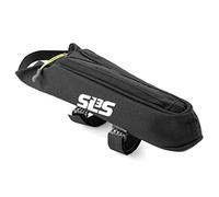 SLS3 Aero Top Tube Bag for Cycling - Small, Stable & Secure for TT and Triathlon Racing - Tri and Cycling Accessories - Premium Low Profile Design Reduces Drag - Custom Fit Bike Stem Bag (Black)