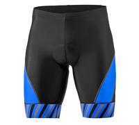 SLS3 Triathlon Shorts Men - Premium FX Tri Shorts - Zip Pocket, Padded, Medium Compression (Blue Wave, Medium)