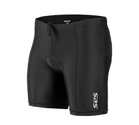 SLS3 Triathlon Shorts Mens - Tri Shorts Mens - 2 Pockets FRT - Designed by Athletes for Racing (Midnight, Medium)
