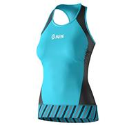 SLS3 Triathlon Top Women - Sleeveless Tri Top Women - Comfortable & Great Fit Triathlon Shirts or Singlet, No Shelf Bra (Baby Blue, Medium)
