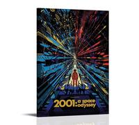 SLSCSXYP 2001 A Space Odyssey Classic Vintage Movie & TV Series Canvas Poster Wall Art Decorative Painting Bedroom Painting Posters 08x12inch(20x30cm) Frame-style