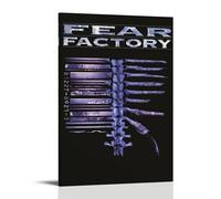 SLSCSXYP Fear Factory Great Singers Music Legend Canvas Poster Wall Art Decorative Painting Bedroom Painting Posters 24x36inch(60x90cm) Frame-style