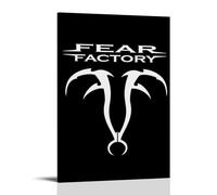 SLSCSXYP Fear Factory Great Singers Music Legend Canvas Poster Wall Art Decorative Painting Bedroom Painting Posters 24x36inch(60x90cm) Frame-style