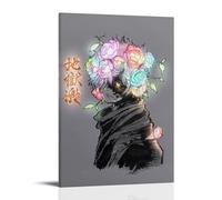 SLSCSXYP Hell's Paradise Jigokuraku Great Hot-Blooded Anime Canvas Poster Wall Art Decorative Painting Bedroom Painting Posters 08x12inch(20x30cm) Frame-style