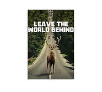 SLSCSXYP Leave The World Behind Classic Vintage Movie & TV Series Canvas Poster Wall Art Decorative Painting Bedroom Painting Posters 24x36inch(60x90cm) Unframe-style