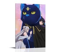SLSCSXYP My Status As An Assassin Obviously Exceeds The Hero's Great Hot-Blooded Anime Canvas Poster Wall Art Decorative Painting Bedroom Painting Posters 20x30inch(50x75cm) Frame-style