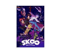SLSCSXYP SK8 The Infinity Great Hot-Blooded Anime Canvas Poster Wall Art Decorative Painting Bedroom Painting Posters 24x36inch(60x90cm) Unframe-style