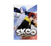 SLSCSXYP SK8 The Infinity Great Hot-Blooded Anime Canvas Poster Wall Art Decorative Painting Bedroom Painting Posters 24x36inch(60x90cm) Unframe-style