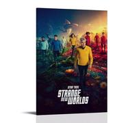 SLSCSXYP Star Trek Strange New Worlds Classic Vintage Movie & TV Series Canvas Poster Wall Art Decorative Painting Bedroom Painting Posters 24x36inch(60x90cm) Frame-style