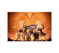 SLSCSXYP The Legend of Vox Machina Great Hot-Blooded Anime Canvas Poster Wall Art Decorative Painting Bedroom Painting Posters 12x18inch(30x45cm) Unframe-style