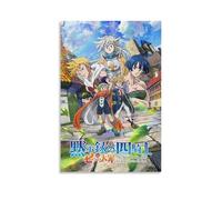 SLSCSXYP The Seven Deadly Sins Four Knights of The Apocalypse Great Hot-Blooded Anime Canvas Poster Wall Art Decorative Painting Bedroom Painting Posters 08x12inch(20x30cm) Unframe-style