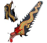 SLSKO Dragon Dance Fitness Ribbon Dragon Poi Ribbon Exercise Dance Streamer Multicolor Multiple Sizes(Pink,12M (39 Ft))(Black,10 M (33 Ft))