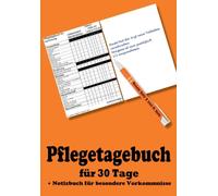 Sltz - Pflegetagebuch fr 30 Tage - inkl. Notizbuch - New paperback o - X555z