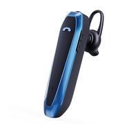 SLuB Wireless Headset Bluetooth 5.3 Built-in microphone for clear calls Single-ear style Fits both ears sound Connects to two devices simultaneously Noise cancellation（Blue）