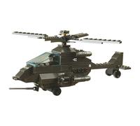 Sluban Apache Helicopter Military Aircraft Brick Building Set (M38-B0298, 199 Pieces)