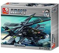 Sluban Army M38-B0511 Apache Helicopter