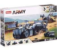 Sluban Army WWII Combat Group 4-in-1 Builder Set Flak 353-Piece Gift Box