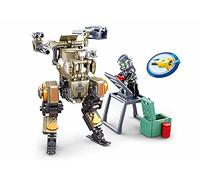 Sluban Atomic Storm Building Set, 126 Pieces, Robot Mech with Minifigure, Ages 8-12, M38-B0907